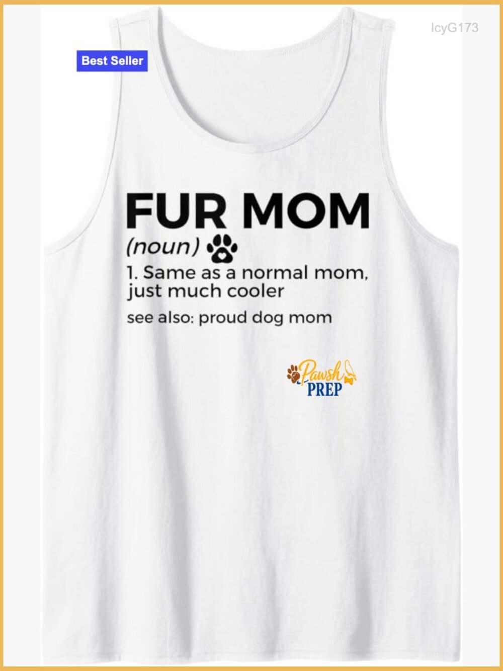 Funny Dog Mom Tank Top Cotton Novelty Gift Pet Lover Apparel